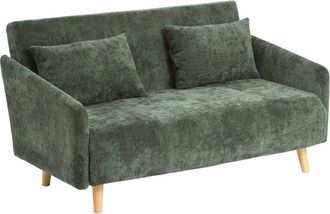 Atmosphera Sof&aacute; Cama Milo De 2 Plazas, Verde - Atmosphera Cr&eacute;ateur DInt&eacute;rieur