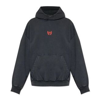 Balenciaga Hoodies, male, Black, Size: 2XS Hoodie