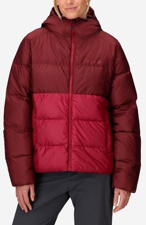Marmot Guides 700 Fill Power Down Water Repellent Jacket in Acai Berry/Red Mulberry at Nordstrom, Size X-Small