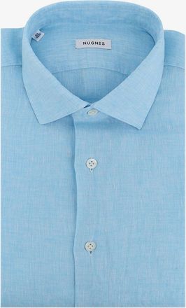 Nugnes Camicia in lino e cotone - NUGNES 1920 - gender_Man