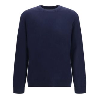 Ermenegildo Zegna Cashmere Crewneck Sweater - Heren - Truien - Blauw - Maat: 2XL Kasjmier