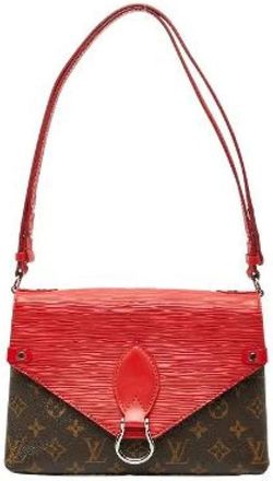 Louis Vuitton Pre-owned Shoulder Bags, female, Red, Size: ONE SIZE Pre-owned Saint Michel Monogram Epi Shoulder Bag