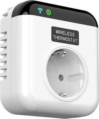 OEM Enchufe Inteligente Con Termostato Wifi Programable - Control Por Voz Con Alexa Y Google Assistant - Temporizador Programable De 7 D&iacute;as - Precisi&oacute;n De