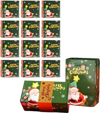OEM Caja Sorpresa Navide&ntilde;a Plegable, Para Regalos De Hasta 12 Personas