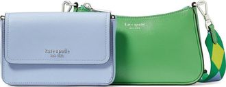 Kate Spade New York morgan double up colorblock saffiano leather crossbody bag in North Star Multi at Nordstrom