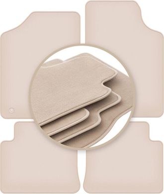 OEM Alfombrillas Premium Beige Para: Citro&euml;n Zx Hatchback 1991-1998