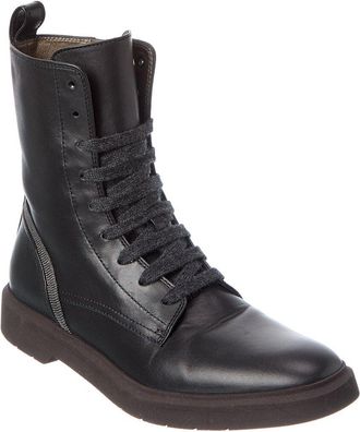 Brunello Cucinelli Leather Bootie