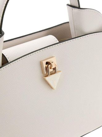 Guess Womens Tote Bag Off White Polyurethane - Tote-Bags