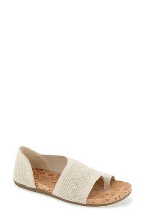 Kenneth Cole Reaction Sential Rhinestone Knit Sandal in Natural Knit at Nordstrom Rack, Size 6.5