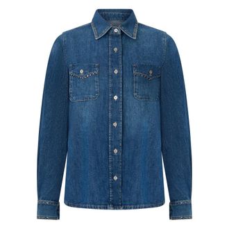 7 For All Mankind Denim Shirts, female, Blue, Size: XS Denim Shirt
