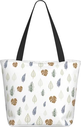 AOOEDM Plant Leaves Ladies Shopping Bag 13x11x7in.The Perfect ValentineS Day Gift.It Is The Best ValentineS Day Gift For Mom, Daughter, Wife,Etc