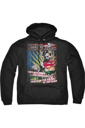 Gildan Superman Last Hope Adult Pull Over Hoodie / Hooded Sweatshirt