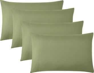 Southshore Fine Linens 4 Piece Pillow Case Set in Green at Nordstrom Rack, Size Standard