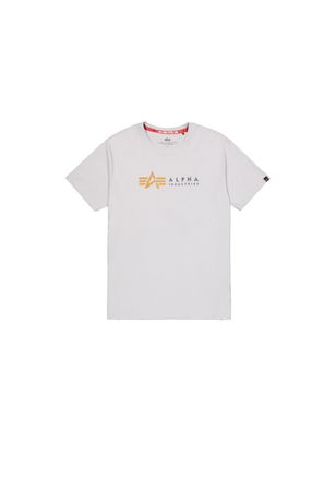 Alpha Industries T-Shirt ALPHA INDUSTRIES Alpha Label T-Shirt, Herren, Gr. XXL, grau (pastel grau), Obermaterial: 100% Baumwolle, Shirts T-Shirt