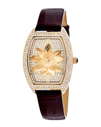 Christian Van Sant Womens Lotus Watch