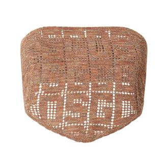 GCDS Top a Bandana in Macram&egrave; con Monogramma - - Tops - Donna - Marrone - M