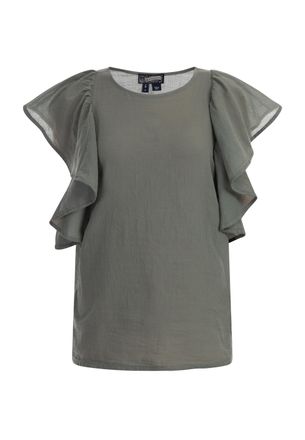 Dreimaster Dreimaster Blouse shirt Dames olijf