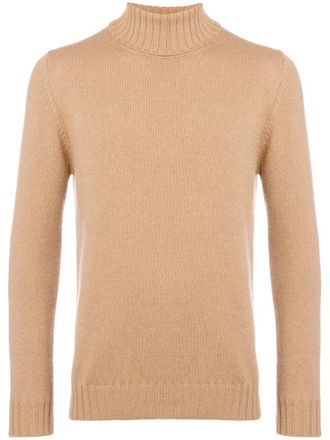 Dell'Oglio roll neck sweater - Brown