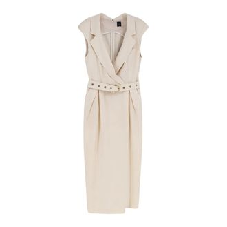 Pinko Maxi Kleedjes - Dames - Casual kleedjes - Wit - M - Kleedjes