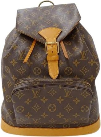 Louis Vuitton Pre-owned Vintage Monogram Rugzak - unisex - Vintage Rugzakken - Bruin - ONE Size - Vintage