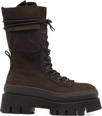 Copenhagen Stivali stringati - Marrone