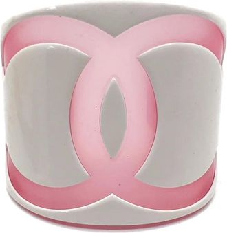 Chanel Bracciale rigido oversize CC 2001 - Rosa