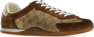 Gucci Mens Shift Sneaker Brown Calf Skin