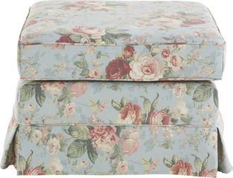 HOME AFFAIRE Polsterhocker »Shadmoor« Hussenoptik, in uni oder mit Blumendruck, passend zur Shadmoor-Serie