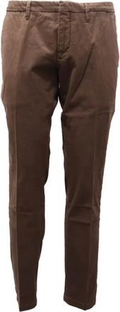 Siviglia Katoenen broek met 4 zakken - Heren - Chinos - Bruin - W31 - Katoen - Broeken