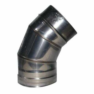 Ala Codo De Acero Inoxidable Para Sectores De 45&deg; Con Ala De 25