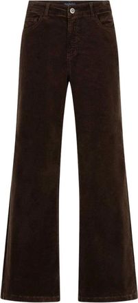 Red Button Brielle 19W Fine Cord - Dames - Broeken - Bruin - Maat: M Katoen