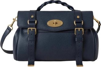 Mulberry Alexa - Dames - Handtassen - Blauw - ONE Size - Leer - Tassen