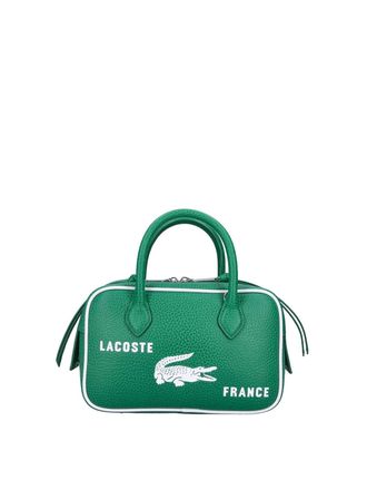 Lacoste Small printed leather bag