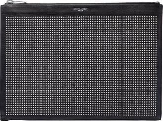 Saint Laurent Pre-owned Saint Laurent Studded Leather Clutch Unisex OJRGY1Z8CLGG7E1V