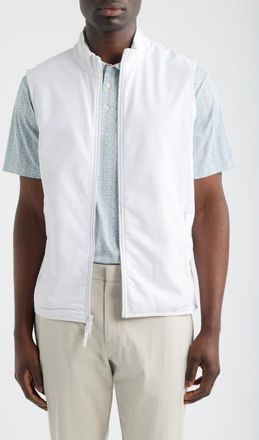 G/Fore Double Knit Tech Golf Vest in Snow at Nordstrom, Size Xx-Large
