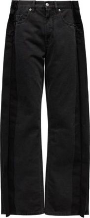 Maison Margiela Jeans, Dames, Zwart, W25, Katoen, Straight-leg Jeans