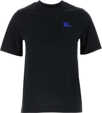 Burberry Black Crewneck Logo T-shirt