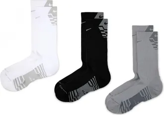 Nike Unisex Everyday Elevated Sport Crew Socks (3 Pairs) in Multicolor | IH8535-903