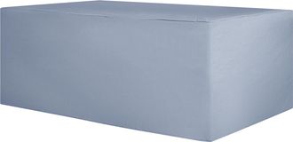 Beliani Cubierta Impermeable Para Conjunto De Jard&iacute;n En Poli&eacute;ster Pvc Gris 260 X 120 X 90 Cm Vernio Italy Viareggio Chuva