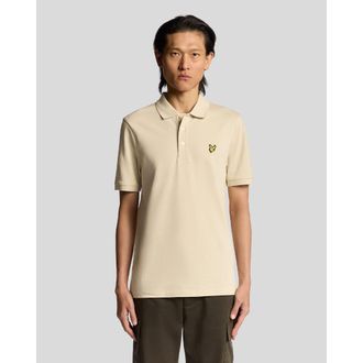 Lyle & Scott Heren Lyle And Scott effen poloshirt in bruin