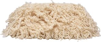 Philosophy di Lorenzo Serafini Beige Textured Leather Trim Canvas Baguette