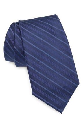 Calvin Klein Edmund Stripe Tie in Navy at Nordstrom Rack