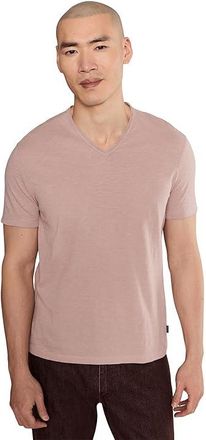 John Varvatos Miles V-neck K3595s26 Mens T Shirt Pink Sand : 2XL, Cotton