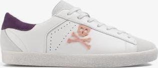 Scalpers Embroidered Side Skull Henry Sneakers in Offwhitepurple at Nordstrom, Size 40