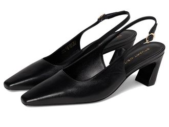 Stuart Weitzman Stassi Slingback 50 Womens Shoes Black : 10.5 M, Leather