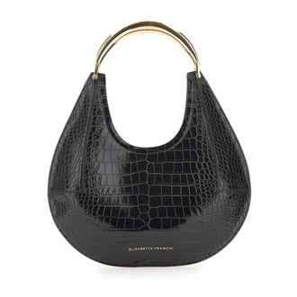 Elisabetta Franchi Handbags, female, Black, ONE SIZE, Daily Hobo Bag