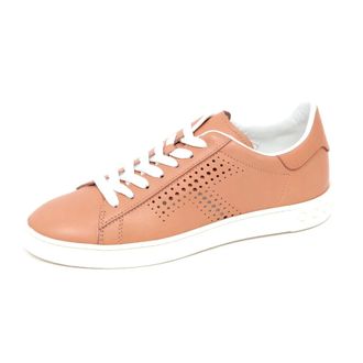 Tod's Tods, Sneakers, female, Pink, Size: 7 1/2 US Dark blush perforated shoe model