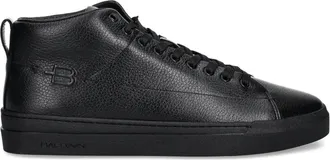 Baldinini lace-up high-top sneakers - men - Calf Leather/Calf Leather/Rubber - 40 - Black