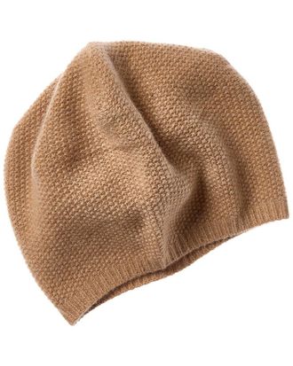 Portolano Slouchy Stitched Cashmere Beanie