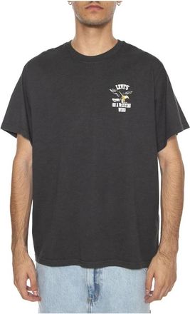 Levi's T-shirt met ronde hals - Heren - T-shirts - Zwart - L - Tops